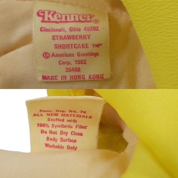 Vintage 1982 Kenner Strawberry Shortcake Doll American Greetings 14" Toy Vinyl - Picture 12 of 12